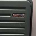 TydeCkare 20 Inch Carry On Luggage with Front Pocket, 21.65 * 15.35 * 7.87" Suitable for Airplane Overhead Bin, 34L Lightweight PC+ABS Hardshell with YKK Zipper, TSA Lock Approved, Dark Green