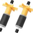 Ziyuan Aquarium Canister Filter Replacement Impeller for SUNSUN Canister Filter Models HW303A/HW303B Also Compatible with Marineland 360 Cartridge Filters - 2 Pack