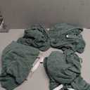 SearchI Recliner Chair Cover Jacquard Chair Covers 4 Piece, Small Recliner Sofa Slipcover for Home Theater Seating with Elastic Bottom, Recliner Protector with Pocket for Recliners,Sage Green