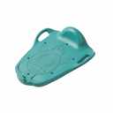 Develops Physical Skills 4-Wheeled Floor Scooter Sensory Training Scooter Plastic Wheeled Board for Preschoolers, Toddlers, Kindergarten, Indoor, Home, Playroom, Green, S