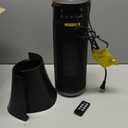 Space Heater for Indoor Use, PNTCK 1500W PTC Electric Heater with Remote, 75 Wide Oscillation, 12H Timer,24 12ft/s Airflow, Quiet Heating for Large Room, Bedroom, Home Office