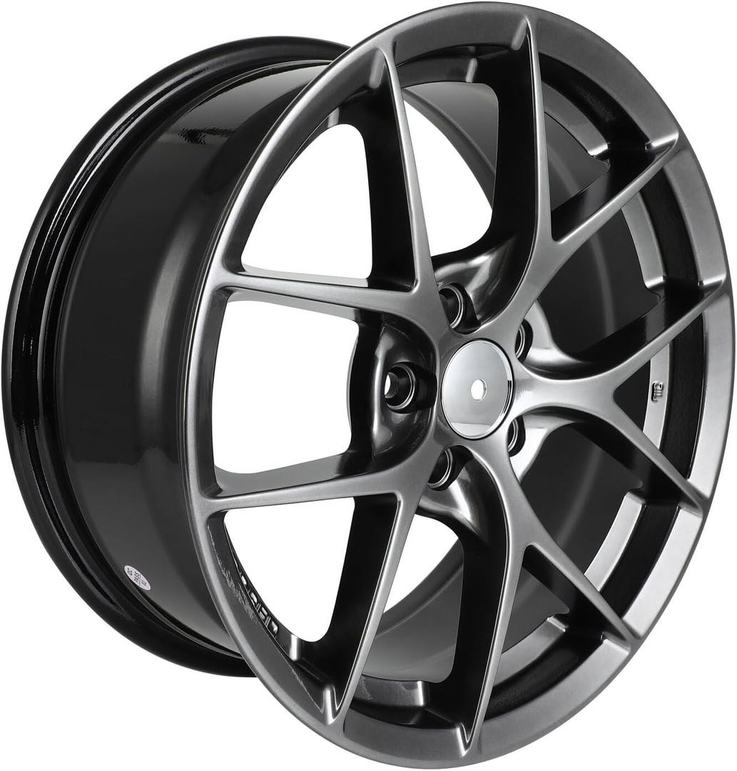 SCITOO wheel rims size:16 * 7.0in,ET:38,H/PCD:5 * 100,CB:73.1,1 pcs HYPER BLACK | ET:38,H/PCD:5 * 100,CB:73.1|HYPER BLACK 1 pcs