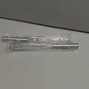 Baderke 2 Pack Espresso Whisk Tool 10.6" Long Handle Mini Whisk for Coffee Stirring Stainless Steel Silver Triangular Design Fit Coffee Chocolate Milk, Mixing Tool for Commercial Home Use