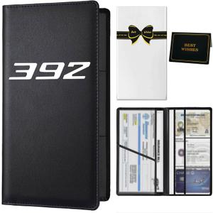 Car Registration and Insurance Holder with Magnetic Shut Compatible With 392 Vehicle Glove Box Car Organizer Auto Comparment Accessories Case for Essential Document, Driver License, Cards