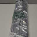 Double Curtain Rods 32 to 115 Inches, HOTOZON Blackout Double Curtain Rods for Windows 83 to 111 Inches (6.9-9.25 ft), 6/8 Inches Wrap Around Room Darkening Telescoping Drapery Rod, Black