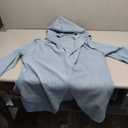 Blue Jacket With Hood, 90% Polyester Fiber 10% Elastane, M/L