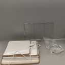 Extra Large Folding Bread Proofing Box, Dough Proofer 68-104F Temp Control 48H Timer, Sourdough Starter Warmer with Metal Rack, Foldable Proofing Basket for Baking Pizza Yogurt Soften Butter Choc (Beige)