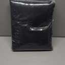 SMILETIME 100% Blackout Black 52 x 96 in Long Velvet Curtains with Grommet, Thermal Insulated Super Soft Privacy Noise Reducing Velvet Curtains for Living Room Bedroom, 2 Panels