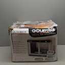 Gourmia French Door Air Fryer Oven - 37 Qt Large Capacity Convection Toaster Oven, FryForce 360, Digital Display, 12 Cooking Presets, Dehydrate, Fits 13 Pizza, Dishwasher-Safe, White