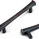 HESTIA HARDWARE 10 Pack 3.75 Cabinet Handles, Simply Modern Oil Rubbed Bronze Drawer Pulls and Cabinet Hardware | 96mm Rubbed Bronze Cabinet Pulls, Drawer Pulls and Knobs (Z21.96mm.10.O)