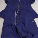 COZYFIT Scrubs for Women Set - Stretch V-Neck Scrub Top & Jogger Pant with 8 Pockets (Medium, Ceil Blue)