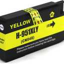 951XL Yellow High-Yield Ink Cartridge Works with HP Officejet Pro 8100 8600 8610 8620 8630 8640 8650 8660 8615 8616 8625 251dw 276dw Printers (1PACK)