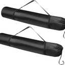 PATIKIL 46 Inch Camp Chair Replacement Bag, 2 Pack 210D Oxford Folding Chair With Shoulder Strap Storage for Outdoor Camping Travel, Black