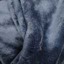 Wearable Blanket Hoodie for Adults Women Men, Oversized Soft Warm Sherpa Fleece Hoodie with Pets Giant Pocket (Navy Marine Blue)