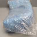 X-Large Waterproof Sandproof Rubber Beach Tote Bag with Zipper Pocket and Phone Kickstand Cup (Light Blue)