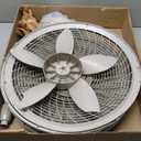 Lasko Oscillating Pedestal Fan, Adjustable Height, 3 Speeds, for Bedroom, Living Room, Home Office and College Dorm Room, 18", White, 1820, 2.3