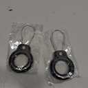 for AirTag Holder Case with Keychain, Air Tags-2 Pack for Apple Air Tag Holder with Wire Cable Lock Key Ring Chain Air Tagholder Accessories for GPS Item Tracker Kids,Keys,Luggage