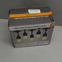 Svater Outdoor String Lights Led 105FT, Commercial Grade Patio Light with 1W Dimmable S14 Shatterproof Bulbs, ETL Listed Heavy-Duty Outside Waterproof Cafe Bistro Market Lighting Warm White