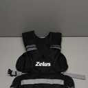 ZELUS Weighted Vest for Men and Women | 4-10lb/11-20lb/20-32lb Vest with 6 Ironsand Weights for Home Workouts | Adjustable Body Weight Vest Exercise Set for Cardio and Strength Training (Black)