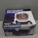 Spooktacular Creations Astronaut Helmet for Kids with Movable Visor Pretend Role Play Accessory Toy Set Halloween Costumes (White)