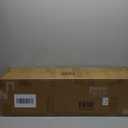 5FT Flocked Artificial Christmas Tree, Full Unlit White Christmas Tree with Premium PVC Branches, Realistic Snowy Look, Sturdy Metal Stand, Indoor Fake Snow Xmas Tree for Home Office Shops