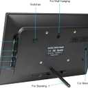 10.1 Inch WiFi Digital Picture Frame 1280x800 HD IPS Touch Screen, Smart Photo Frame, Auto-Rotate, Instantly Share Photos/Videos and Send Best Wishes from Anywhere(16GB, Black)