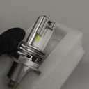 AUXITO H4 Light Bulb Hi/Low for Motorcycle, 400% Brighter, 9003 Bulb 6000K Cool White H4 Fog Light Fanless, Plug and Play, Pack of 1