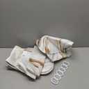 Nkzply 4 Pcs White Marble Shower Curtain Set Grey Bathroom Sets with Shower Curtain and Rugs Gold Modern Abstract Bathroom Decor Accessories Gray Bathroom Rugs Toilet Lid Cover with Hooks