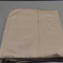 Threadmill 100% Cotton Sheets for Twin XL Size Bed - 600 Thread Count Twin XL Bed Sheets Set with 15 Deep Pocket - Sateen Weave 3-Piece Bedding Set with Cooling Effect, Beige (Light Beige Solid)