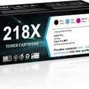 218X High-Yield Toner Cartridge 4-Pack (Black,Cyan,Magenta,Yellow)-June-Replacement for HP 218A 218X Toner Cartridges Compatible for Color Pro 3201dw Color Pro MFP 3301cdw 3301fdw 3301sdw printer