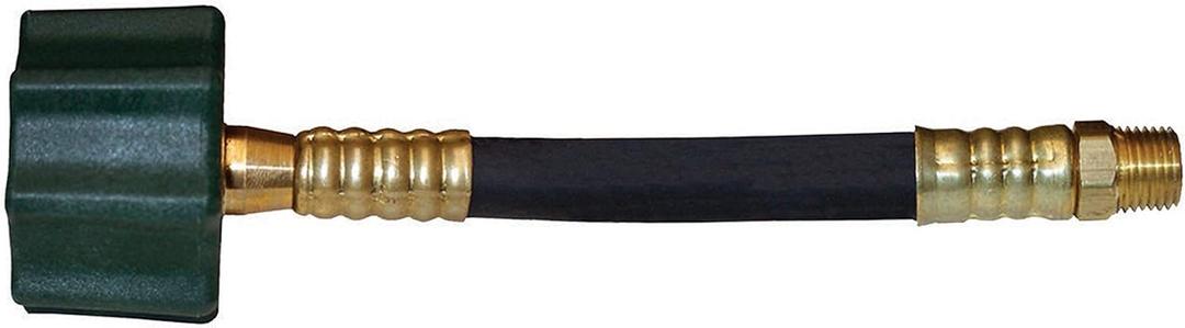 Marshall Excelsior MER425NL-15 Non-Leaching LP Hose Type 1 Acme x 1/4" Inverted Flare - 15"
