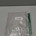 RYB HOME Grey Linen Blended French Door Curtain Privacy Light Filgtering Tricia Window Door Curtain for Patio Sidelight Glass Blind Tie Up Shade for Kitchen, W 26" x L 69", 1 Panel