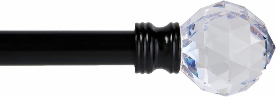 Zenna Home Decorative Drapery Rod, 42 in-120in