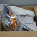 waltyotur Headlights Driver and Passenger Side Assembly Replacement for Yaris Sedan 2007 2008 2009 2010 2011 Replacement for 8117052740 8113052750