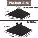 Metal Squirrel Baffle for 4x4 Post, 21 Inches Wide,Adjustable Opening Size for Minimum 0.4 Inch Bird Feeders Pole, Squirrel Baffle for Bird Feeders Without Removing Shepherd's Hooks. 1Pack.
