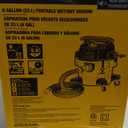 DEWALT 6-Gallon STEALTHSONIC Ultra Quiet Poly Shop Vacuum Wet and Dry, 5 Peak HP Noise Reduction Wet/Dry Vac for Jobsite, Workshop, and Garage, DXV06P-QTB