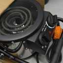 Greenhouse Heater with Digital Thermostat, Green House Heater for Plants Electric Grow Tent Heaters, 1500W Fast Heating with Overheat Protection, Space Heater for Flower Room, Silvery