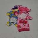 4 Pack Dog Pajamas Soft Lightweight Dog Recovery Suit Onesie Clothes for Small Medium Female Boys Girls Dogs Cats (S (Back: 8.5",Chest: 13", Neck: 9"))