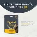 Reveal Natural Freeze-Dried Cat Treats, Single Ingredient, Grain Free, High Protein, Perfect for Training, Treating or Snacking, Chicken Breast Bites (8 x 0.88 oz Bags) (EXP 01/26/28)