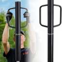 Fence Post Driver, 12LBS Fence Post Driver with Handle, 2.7 inch Inner Diameter Hand Post Pounder, Heavy Duty Black Iron T Post Rammer for U Channel Fence Post Wooden Post Metal Post