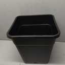 HOSTIC 5 Gallon Square Nursery Pots Flexible Plastic Pots for Plants Gallon Pot with Drainage Holes, 10 Pcs
