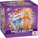 Amazon.com: Chex Sweet & Salty Snack Variety Pack, Individually Wrapped Snack Bags, Party and Lunch Packs, Muddy Buddies Peanut Butter and Chocolate, Chex Mix Traditional, Cheddar, Honey Nut, 35 oz/20 Bags (Best Before Oct. 11, 2025)