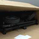 KEDY Heavy Duty Collapsible Wagon Cart with Wheels - Large Capacity Foldable Portable Utility Wagon for Grocery, Beach, Camping & Sports Shopping, Blue