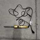 Electric Hot Comb Titanium Anti-Scald Straightening Comb for Wigs, Pressing Combs for Black Women Hair, Fast Heating Straightening and Styling for All Hair Types, Size: 1.0 Hot Comb