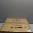 VOLISUN Low Profile Ceiling Fans with Lights and Remote, 19.7in Fandelier Ceiling Fan Flush Mount, 3000K-6500K Smart Bladeless LED Fan Light, White Modern Ceiling Fans with Lights for Bedroom