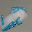 24 Pieces Pill Pouch Bags Zippered Pill Pouch Set Reusable Translucent Medicine Organizer Self Sealing Medicine Bag Travel Plastic Pill Bags with Slide Lock Pill Baggies (Haze Blue)