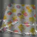 Funny Easter Dog Bandana, Bunny and Chick Donut Print Pet Scarf, Carrots and Easter Eggs Pattern Holiday Pet Bandana for Small Medium Dogs