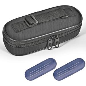 Insulin Cooler Travel Case, Diabetic Travel Bag for Insulin Pens, Small Insulated Medicine Carrying Case with 2 TSA Approved Ice Packs (Classic)