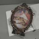 JANDERART Vintage Oval Picture Frame 7x9 Inch, Antique Ornate Photo Frames with Glass Front, Tabletop & Wall Hanging, Photo Gallery, Gift Ideas, Gold