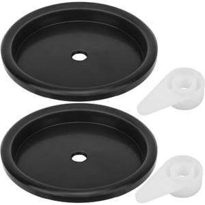 2 Pack 73316 83872 Vacuum Filter Nut And Plate(Only Nut & Plate) Compatible with Ridgid Craftsman VT2565 Vacuum Cleaner Wet/Dry Accessories VF3000 VF3500 VF4000 VF5000 VF6000 12303